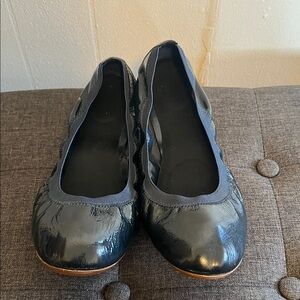 Cole Haan Shiny Black air bacara Ballet Flats